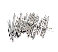 Htmdgrt 24Pcs/ Set Stainless Steel Guitar Fret Wire 24 Fingerboard Frets 2.7mm for Acoustic Guitar Parts