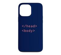 HTML Head Body Tags Syntax Coding Web Developer CSS Coder Case for iPhone 13 Pro Max