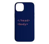 HTML Head Body Tags Syntax Coding Web Developer CSS Coder Case for iPhone 14 Plus