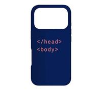HTML Head Body Tags Syntax Coding Web Developer CSS Coder Case for iPhone 17 Pro