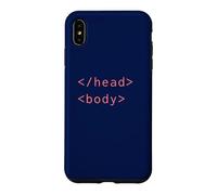 HTML Head Body Tags Syntax Coding Web Developer CSS Coder Case for iPhone XS Max