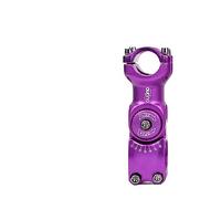 HTOGKKCG Mtb Stem Adjust Stem 0-60 Degree Bike Handlebar Stem 25.4/31.8mm Mountain Road Fixie Adjustable MTB Stem 90/110/120/130mm Handle Part Bike Stem (Color : 25.4x90mm purple)