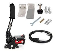 Htostar Racing USB Handbrake Upgrade 2-IN-1 Compatible With G29 T300 Compatible With PS4/5+PC,For Professional Gaming Peripherals for Racing Games, with Non-Contact Plus Hall Sensor(With Clamp)