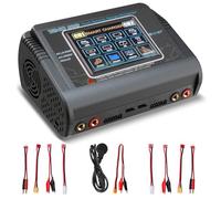 HTRC T240 DUO Lipo Battery RC Balance Charger/Discharger for Lilon LiPo LiFe LiHV NiCd NiMH PB Smart Battery Touch Screen Dual Channels Charger AC 150W / DC 240W 10A