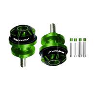 HTRTROOC F900R F900XR 2019-2026 Motorcycle CNC Rocker Arm Spool Slider Bolt Left And Right Two-Piece Set Parts Swingarm Slider Spools(Green6)
