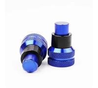 HTRTROOC For CFMOTO 400NK 450NK 650NK CF 650 450 400 NK Motorcycle Aluminum Rear Wheel Chain End Adjuster Trim Screws Cover Swingarm Slider Spools(Blue)