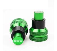 HTRTROOC For Kawasaki For Ninja 650 500 400 Z650 RS Z400 Z500 ABS Motorcycle Rear Wheel Chain End Adjuster Trim Cover Swingarm Slider Spools(Green-5003)