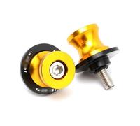 HTRTROOC For Suzuki Gsxr 600 K8 750 1000 Gsxr600 Gsxr750 1998-2025 Accessories Moto Swingarm Spool Slider Stand Screw Bolts Swingarm Slider Spools(GSXR Gold6)