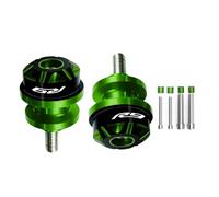 HTRTROOC Motorcycle CNC Rocker Arm Spool Slider Bolt Left And Right Parts YZFR9 YZF-R9 2023-2026 Swingarm Slider Spools(Green)