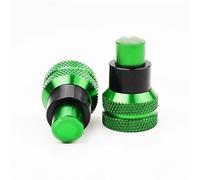 HTRTROOC Motorcycle Rear Wheel Chain Adjuster Swingarm End Cap Trim Cover Screws For Kawasaki For Ninja650 Z650 RS ZX4R Swingarm Slider Spools(Green-B8)