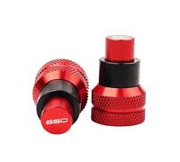 HTRTROOC Motorcycle Rear Wheel Chain End Adjuster Trim Cover For Kawasaki Z650 RS Z400 Z500 ABS Z750 For Ninja 400 500 650 Swingarm Slider Spools(Red-65013)