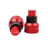 HTRTROOC Motorcycle Rear Wheel Chain End Adjuster Trim Cover For Kawasaki Z650 RS Z400 Z500 ABS Z750 For Ninja 400 500 650 Swingarm Slider Spools(Red-75014)