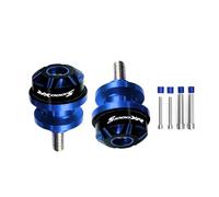 HTRTROOC S1000XR S 1000 XR 2020-2026 Motorcycle CNC Rocker Arm Spool Slider Bolt Left And Right Two-piece Set Parts Swingarm Slider Spools(Blue)