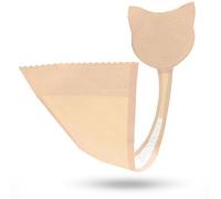 HTRUIYATY C-String Thong No-line Strapless Panty Self Adhesive Strapless Exotic Panties Lingerie for Women Cheongsam Wedding Dress Formal Dress Beige