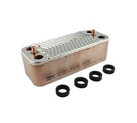 HTS Heat Exchanger Compatible with Ideal EVO C22/35 & Esprit 2 35HE & ISAR 35HE & EXCEL C32 & Commercial EXCEL HE C24 C28 C32 Boiler Plate Heat Exchanger 173545