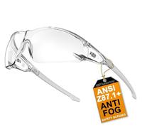 HTS HUNTERSKY S239 Protective Clear Grey Small Safety Glasses Ladies Men protecting eyes from wind dust pickleball bike riding cycling running anti pollen