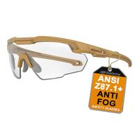 HTS HUNTERSKY Shooting Range Glasses S57 mil-prf-31013 mil-prf-32432 shooter glasses with range glasses men Ballistic Impact Protection OSHA Swat