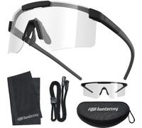 HTS HUNTERSKY Z87 Small UV400 Anti-fog Safety glasses for Youth Women, Running Cycling outdoor Sports Shades F317D