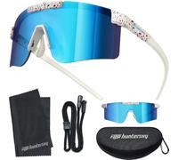 HTS HUNTERSKY Z87 Small UV400 Baseball Sunglasses for Youth Kids Women, Running Cycling outdoor Sports Shades F317D