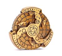 HTSHO DND Spinner Dice, Roulette Spinner Dice Wheel for Dungeons and Dragons Role Playing Table Games (Gold)