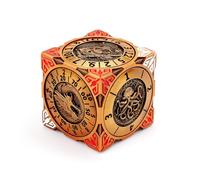 HTSHO Spinner Dice, Metal DND Dice for D&D, Dungeons and Dragons, Roulette Dice Spinner for RPG MTG Table Games (Gold)