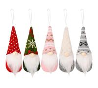 HTTDSLF 5PCS Christmas Ornament Decorations, Gnomes Hanging Ornaments for Indoor Holiday Decor, Party Gifts