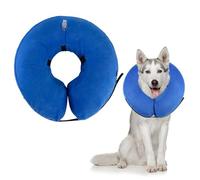 HTTDSLF Inflatable Recovery Collar for Dogs - Cat Cone, Dog Cone Collar (Blue, L)