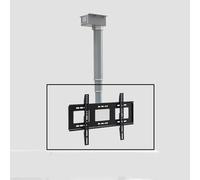 HTTGDGDH Adjustable Height Electric Tv Lift With Remote Control - Motorized Tv Mount - Ceiling Tv Mount Bracket, 2 Installation Methods, Fits 26-70 Inch Low Profile Tvs,One Color-30cm
