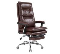 HTTGDGDH Adjustable High Back Executive Office Chair - Modern Pu Leather Swivel Chair For Home Office & Study Room Ergonomic Comfort Stylish Design Task Chair,