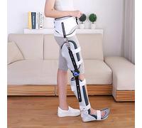 HTTGDGDH Adjustable Knee Brace Support Hinged Post-Op Lower Limb Orthosis Adult Hip Knee Ankle And Foot Fixed Brace Femoral Head Replacement Bone Fracture Rehabilitation Fixture(Right)
