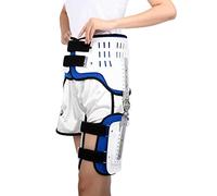 HTTGDGDH Adjustable Knee Brace Support Hip Fixation Brace,Hinge Adjustable Thigh Fractures Corrective Protective Gear For Hip Femur Rehabilitation Fixed(Left-One Size)