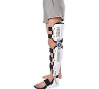 HTTGDGDH Adjustable Knee Brace Support Knee Orthosis Support Joint Stabilizer,Hinged Rom Knee Brace Ankle Foot Orthosis Brace Fixed Thigh Knee Joint Ankle Foot Spport And Ankle Fi(Left Leg)