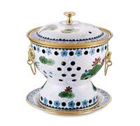 HTTGDGDH Chinese Copper Hot Pot, Chinese Traditional Old Beijing Copper Hot Pot, Split Design Thick Mongolian Cattle Hotpot Shabu Pot For Family Gathering For Family Friends,F,N