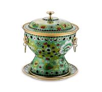 HTTGDGDH Chinese Copper Hot Pot, Chinese Traditional Old Beijing Copper Hot Pot, Split Design Thick Mongolian Cattle Hotpot Shabu Pot For Family Gathering For Family Friends,F,X