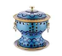 HTTGDGDH Chinese Copper Hot Pot, Chinese Traditional Old Beijing Copper Hot Pot, Split Design Thick Mongolian Cattle Hotpot Shabu Pot For Family Gathering For Family Friends,F,G