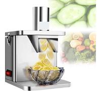 HTTGDGDH Electric Vegetable Cutter Commercial Vegetable Slicer Electric Fruit Dicer, Stainless Steel Fruit And Vegetable Slicer Dicer Slicer Machine,