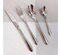 HTTGDGDH Flatware Sets 304 Stainless Steel Cutlery Thickened Western Steak Cutlery Set Hotel Supplies Stainless Steel Cutlery,