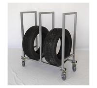 HTTGDGDH Heavy Duty Rolling Tire Rack, Universal Wheel Stand Holder For Workshop, Auto Repair Shop, Garage, Floor Tire Shelving Unit,S