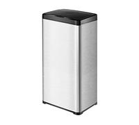HTTGDGDH Household Trash Can Smart Trash Can Stainless Steel Sensor Trash Can Large Metal Rectangular Indoor Trash Can With Lid 13 Gallon Capacity 3 Styles Available Indoor Trash,Silver