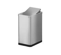 HTTGDGDH Indoor Trash Can 10L Shake Lid Trash Can Household Light Luxury Rectangular Stainless Steel Trash Can Large-Capacity Trash Storage Bucket Garbage Can,Silver