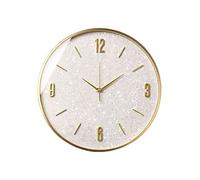 HTTGDGDH Kitchen Decor 12"/14" Modern Simple Living Room Clock Home Creative Wall Decor Light Luxury Copper Clock Home Fashion Mute Wall Clock Time Clock,M