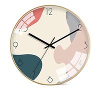 HTTGDGDH Kitchen Decor Wall Clock Living Room Simple Wall Clock Modern Wall Clock Mute Home Wall Clock Fashion Art Clock Bedroom Wall Clock Time Clock,A