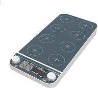 HTTGDGDH Laboratory Equipment 4/6/8-Link Magnetic Stirrer,100-1500Rpm,Asynchronous/Synchronous Control,Forward And Reverse,With Stir Bar,For,4Cups,8cups