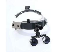 HTTGDGDH Loupes, Oral Cavity Ry Led Headlamp Magnifier Profession Loupes Adjustable Brightness Binocular Headband Magnifier 2.5X