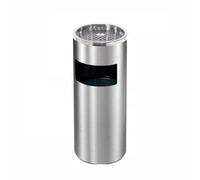 HTTGDGDH Outdoor Trash Bin Outdoor Cigarette Extinguisher Bucket Street Vertical Ash Column Cigarette Butt Collector Smoking Point Trash Can Dustbins Waste Bins,