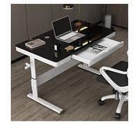 HTTGDGDH Pc Desk Home Study Lifting Table Standing Office Pc Desk Height-Adjustable Manual Lifting Writing Workstation Desk With Drawer Modern Minimalist Gaming Table Office Desks,D-0.8 meters