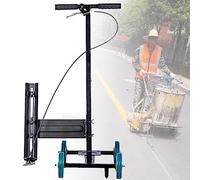HTTGDGDH Road Marking Machine,Wheel Transfer Line Marking Machine,Straight,Arc,And Round Can Be Adjustable,Width Can Be Adjusted,for Schools,Factory,Garage