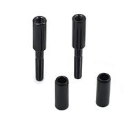 HTTMT- Black 2" Mirror Extensions Kit for HD Softail Sportster Dyna Touring