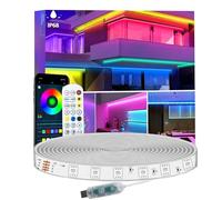httpsmp 5m LED Strip Lights IP68 Outdoor Waterproof, 5V USB Powered, Music Sync Bluetooth APP/RF Remote Control Lights for Balcony,Deck,Camping,Garden,Bedroom Decor