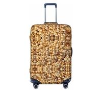 HTTUP Popcorn Print Print Elastic Washable Baggage Protector Universal Suitcase Cover Travel Luggage Cover, Black, XL